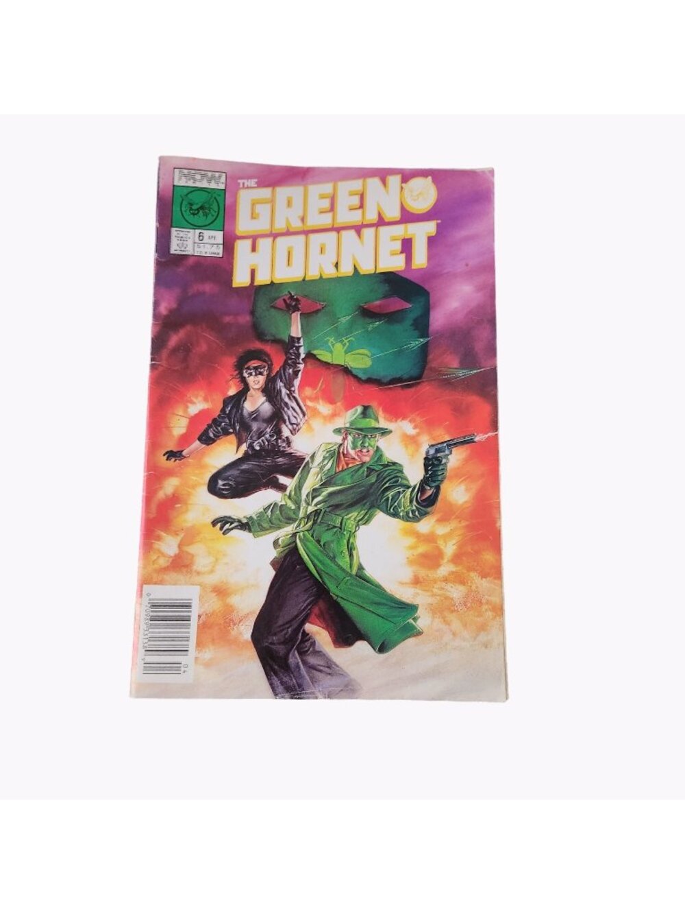 Now Comics Green Hornet #6 1990 Comic Book Collector Bagged Boarded